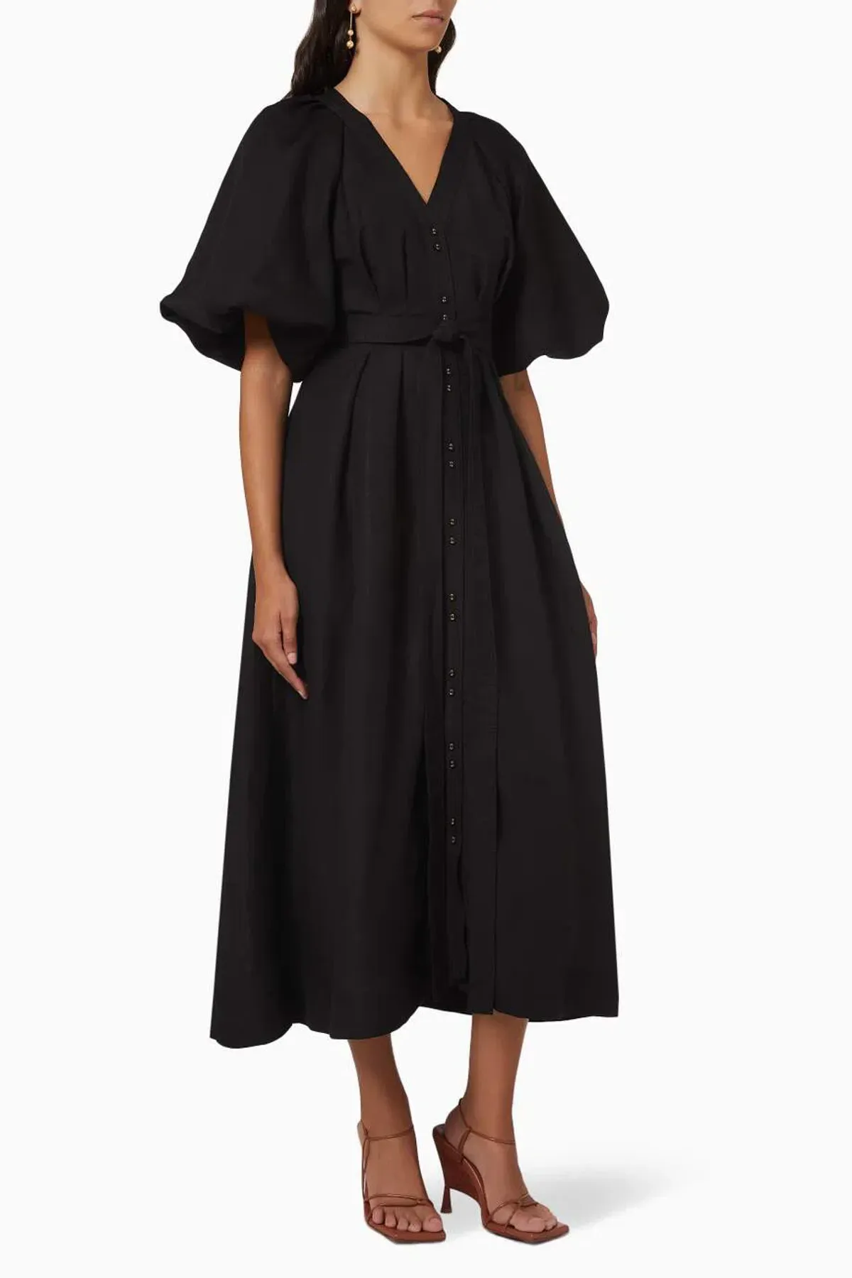 Aje Evermore Midi Dress Dress Black Size 14 - Image 2