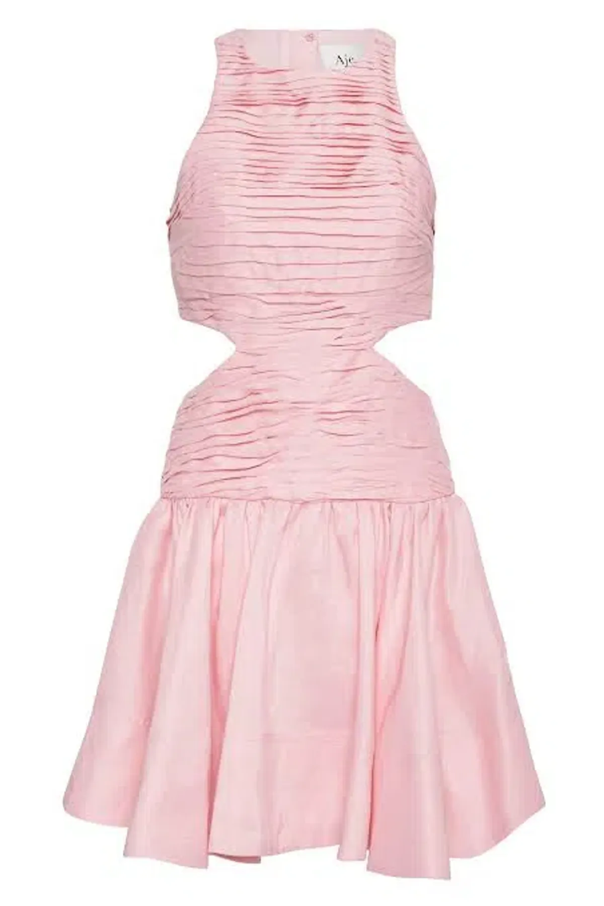 Aje Introspect Cut Out Mini Dress Pink Size 8 - Image 4