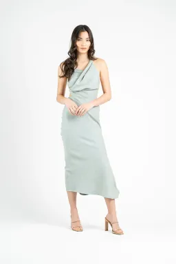 One Fell Swoop Blaze Midi Dress in Love in a Mist Size 8 for rent on The Volte - image 1