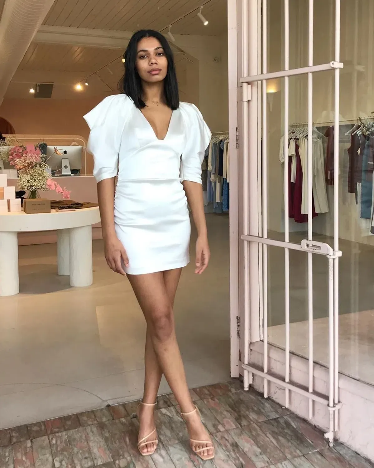 Manning Cartell Singular Sensation Mini Dress White Size L / Au 12 - Image 1