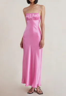 Bec & Bridge Amber Maxi Dress Candy Pink Size 8 for rent on The Volte - image 1