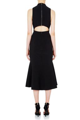 Rebecca Vallance Goldie Deep V Dress for rent on The Volte - image 2