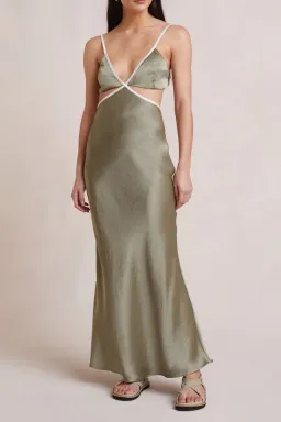 Bec & Bridge Veronique Dress Sage Size 8  for rent on The Volte - image 1