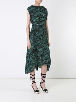 Scanlan Theodore Lagoon Print Dress  for rent on The Volte - image 1