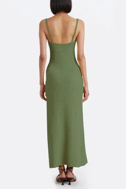 Bec & Bridge Effie Knit Key Maxi Dress Sage Size 8 for rent on The Volte - image 2