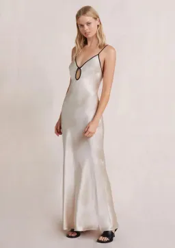 Bec & Bridge Kara Keyhole Dress Sand Size 10  for rent on The Volte - image 1