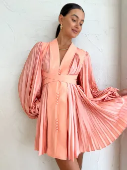 Acler George Dress in Coral Size 8 for rent on The Volte - image 4