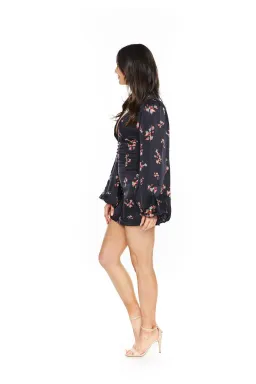 Rat & Boa Stevie Dress Black Floral Size 8 for rent on The Volte - image 4