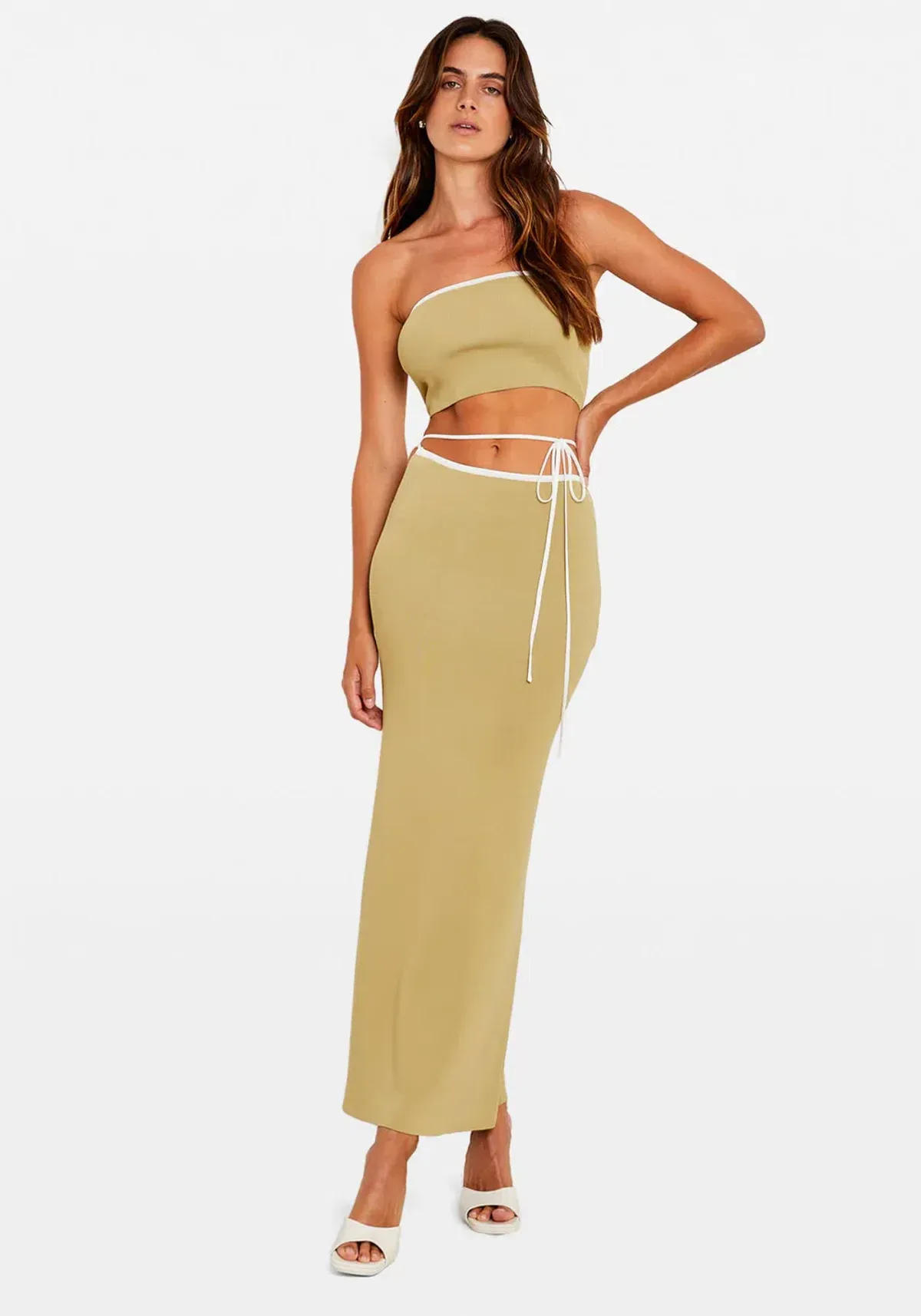 Tuchuzy Chosen Zoe Skirt & Top Green Sixe XS / AU 6 - Image 1