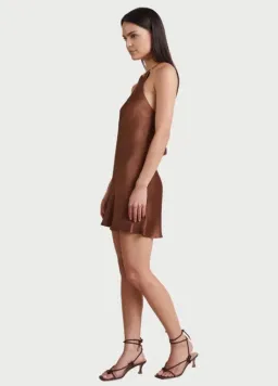 Bec & Bridge Annika Mini Dress Chocolate Size 8 for rent on The Volte - image 2