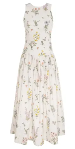 Zimmermann Jeannie Halter Midi Dress Bouquet Floral Size 0 / Au 8 for rent on The Volte - image 2