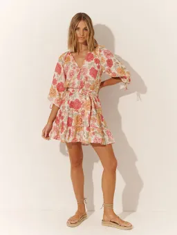 Kivari Camela Babydoll Mini Dress Floral Print Size 6 for rent on The Volte - image 1