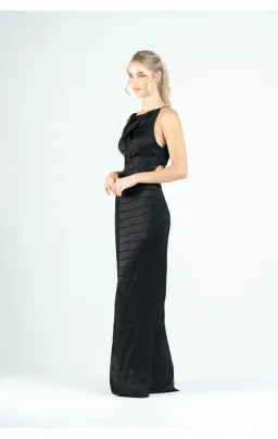 One Fell Swoop Cult Maxi Dress in Raven Size 6 for rent on The Volte - image 2