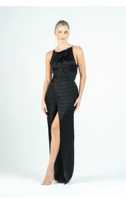 One Fell Swoop Cult Maxi Dress in Raven Size 6 for rent on The Volte - image 4