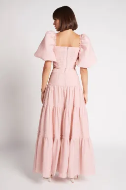 Aje Imprint Maxi Skirt Pink Size 8 / S for rent on The Volte - image 2