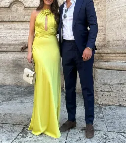 Ronny Kobo Wonder Dress Chartruse Size 8 for rent on The Volte - image 1