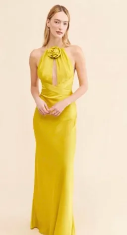 Ronny Kobo Wonder Dress Chartruse Size 8 for rent on The Volte - image 9