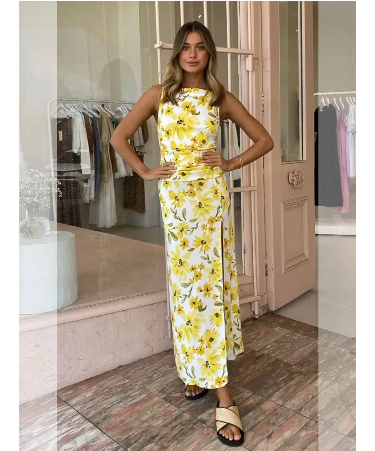 Bec & Bridge Daphne Dress Yellow Size AU 6 - Image 2