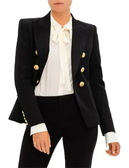 Balmain Double-breasted Wool-twill Blazer With Gold Buttons Size 40/Au 12  for rent on The Volte - image 1