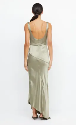 Bec & Bridge Moon Dance Cowl Bias Dress  Sage Size 16  for rent on The Volte - image 3