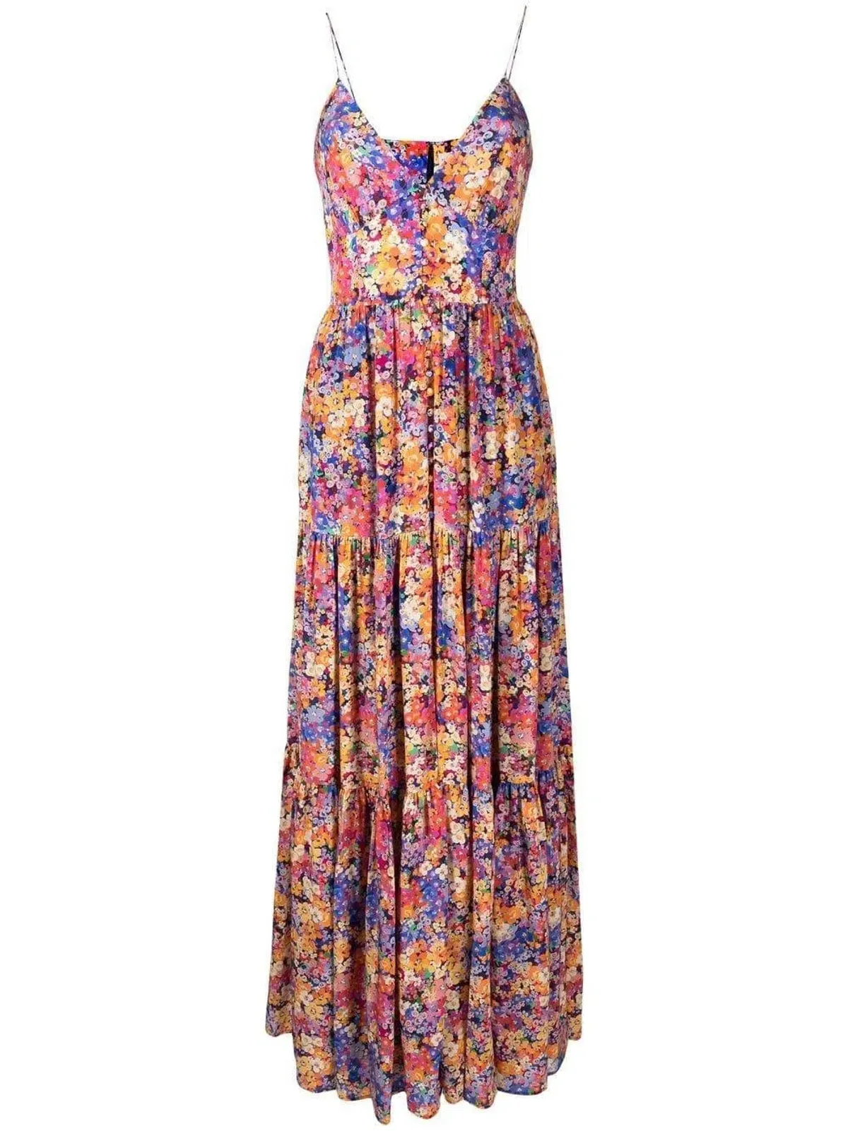 Rebecca Vallance Through the Grapevine Maxi Dress Multi Size 14 - Image 3