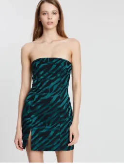 Bec & Bridge Discotheque Mini Dress Green Size 12 for rent on The Volte - image 3