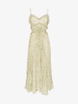 Lee Mathews Nina Crinkle Silk Floral Cami Dress Floral Size 12 for rent on The Volte - image 6