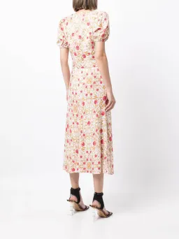Rebecca Vallance Catania Midi Dress Floral Size 14 for rent on The Volte - image 3