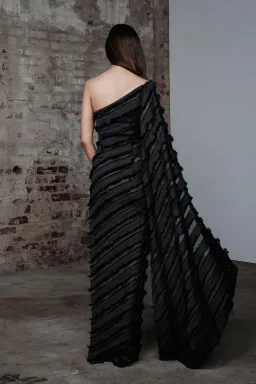 Lexi Bowery Gown Black Size 10 for rent on The Volte - image 3