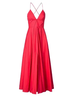 Scanlan Theodore Parachute Strappy Dress in Fuchsia Size 8 for rent on The Volte - image 4