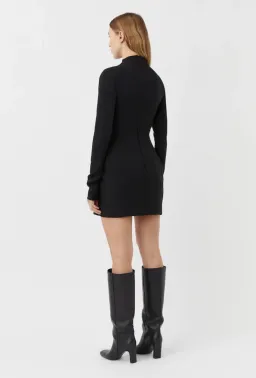 Camilla and Marc Gordon Long Sleeve Mini Dress Black Size 6  for rent on The Volte - image 4