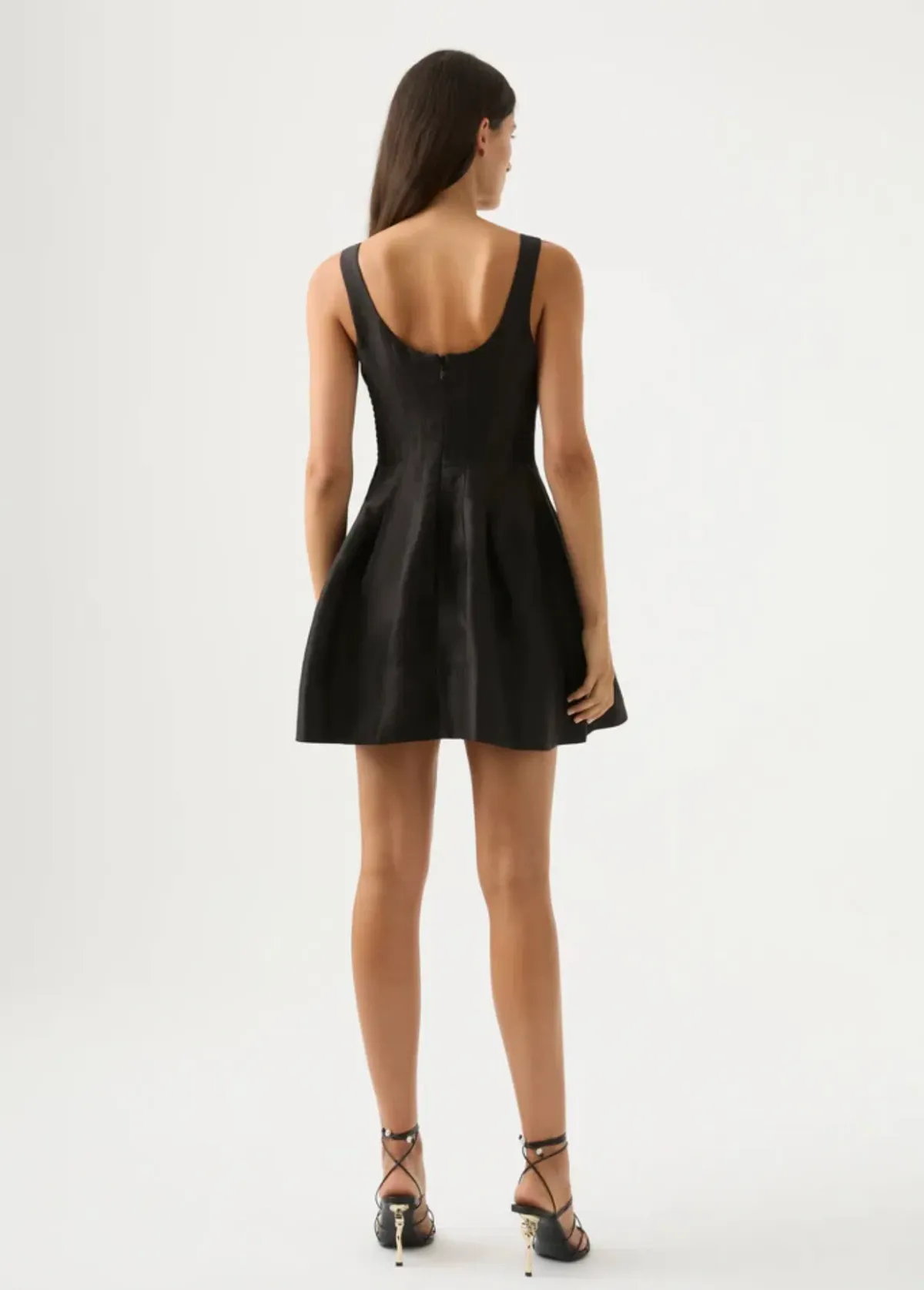 Aje Divinity Pearl Pin Mini Dress Black Size 10 / M - Image 3