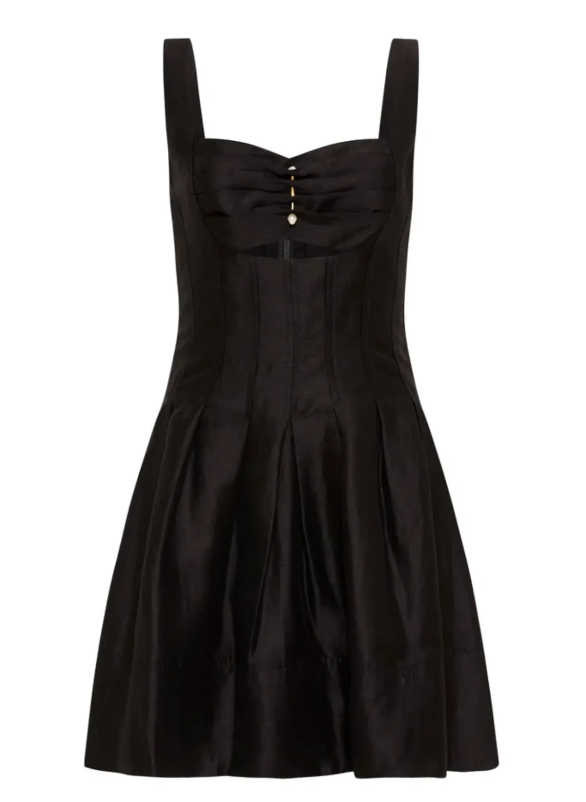 Aje Divinity Pearl Pin Mini Dress Black Size 10 / M - Image 5