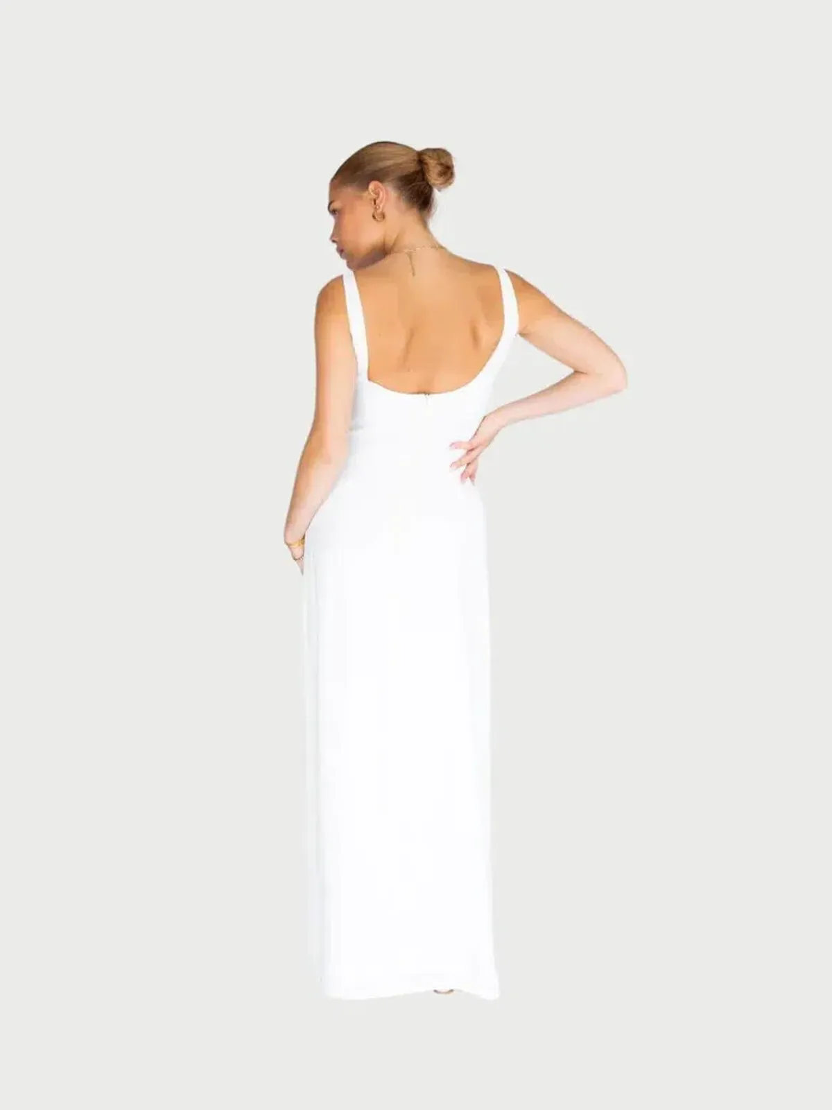 Isabelle Quinn Daisy Maxi Dress in Ivory Size 6 - Image 3