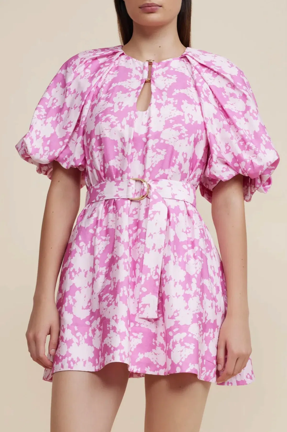 Acler Rossmore Dress in Violet Jungle Size 8 - Image 2