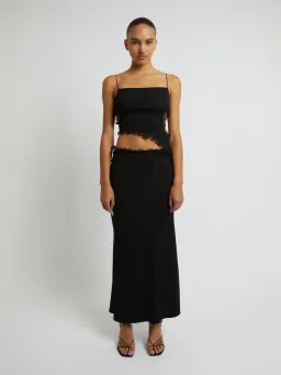 Christopher Esber Long Black Carina Sloped Interlink Tank Dress Size 6 for rent on The Volte - image 1