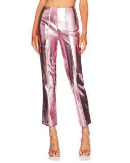 Song of Style Masha Pant Metallic Pink Size AU 8 for rent on The Volte - image 5