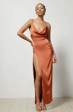 Lexi Mila Dress Rust Size 12 for rent on The Volte - image 1