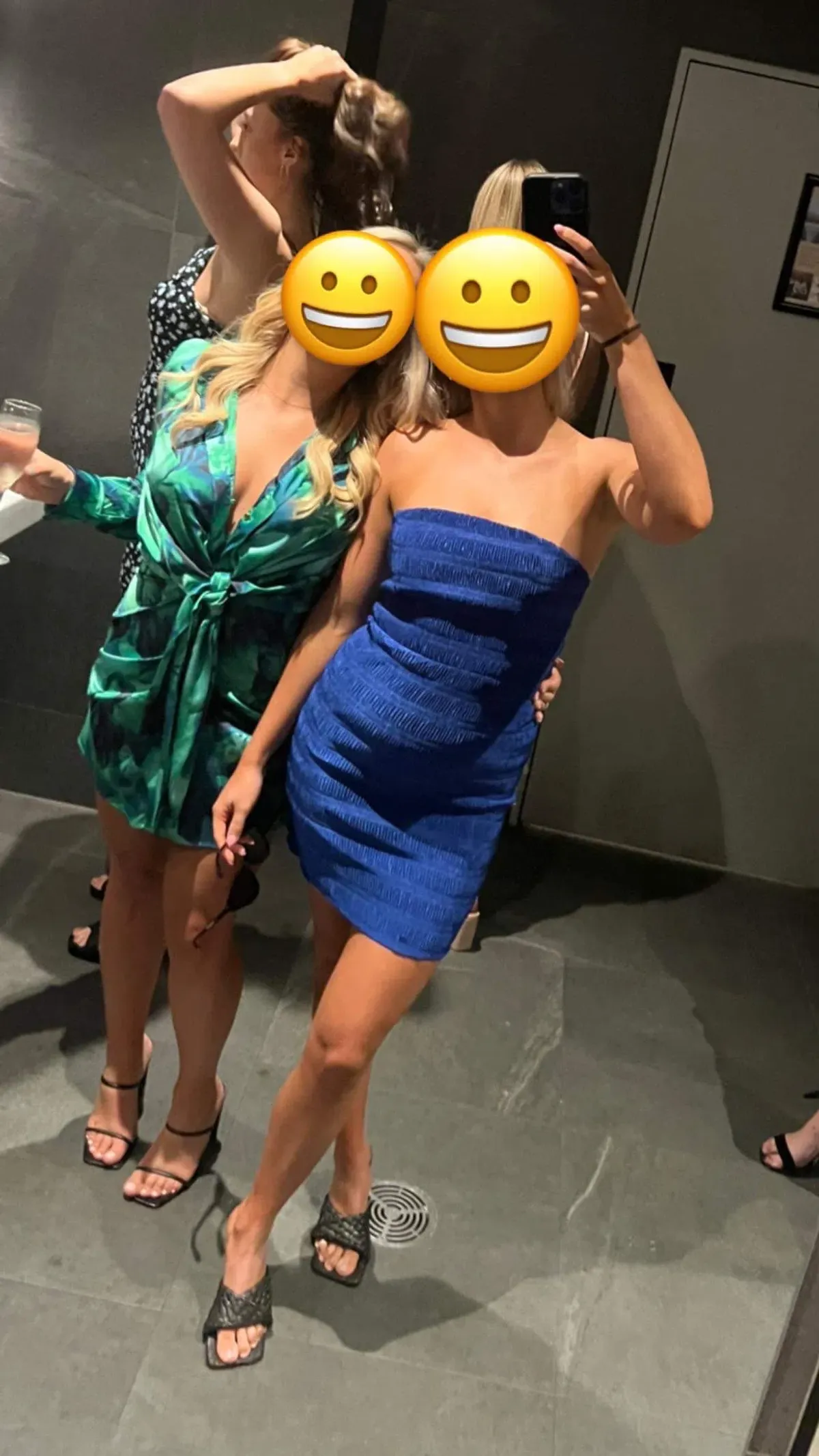 Lidee Aurore Strapless Mini Electric Blue Size AU 8 - Image 4