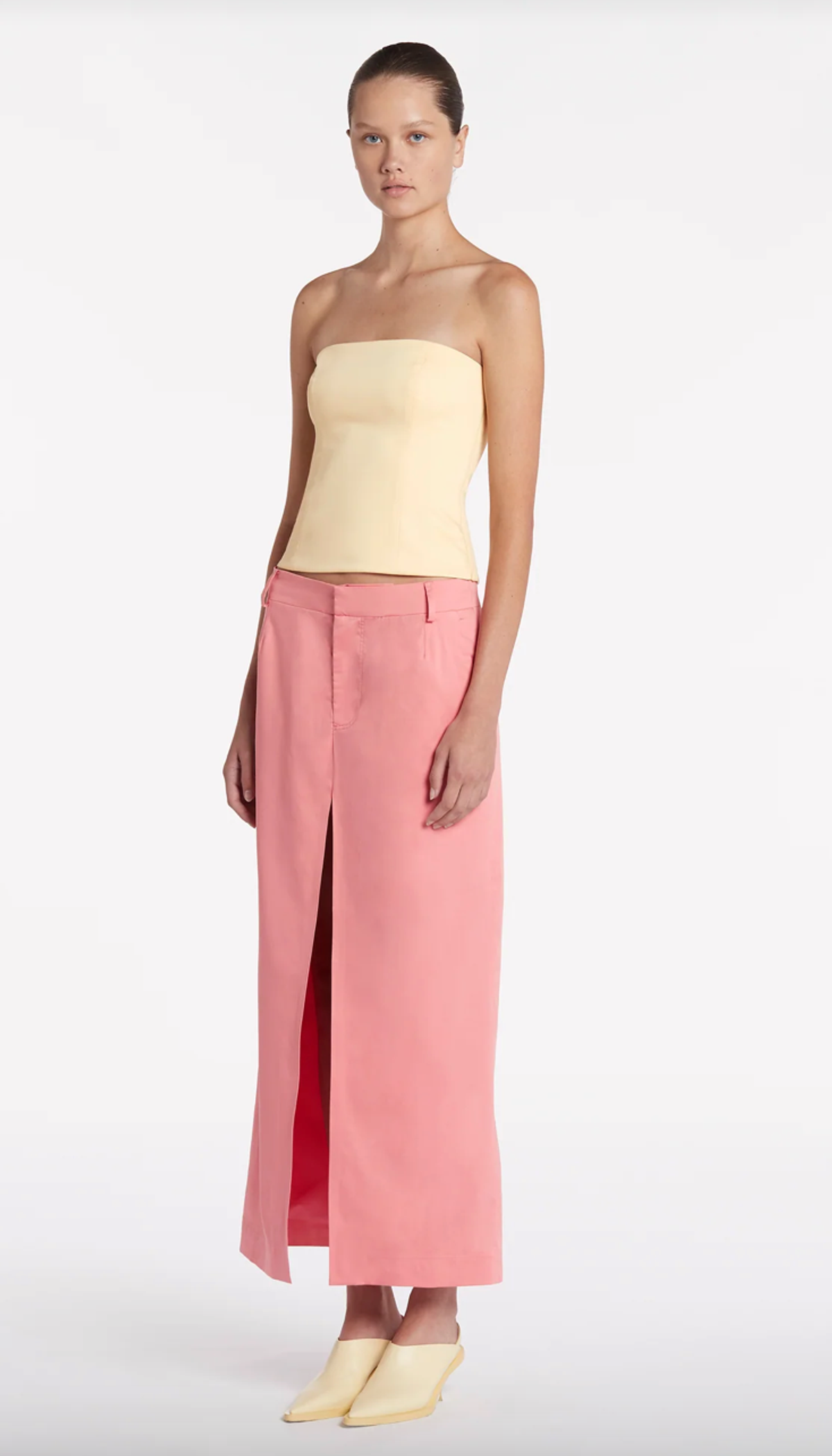 Sir The Label Giacomo Split Skirt In Pink Size 0P / AU 4 - Image 1
