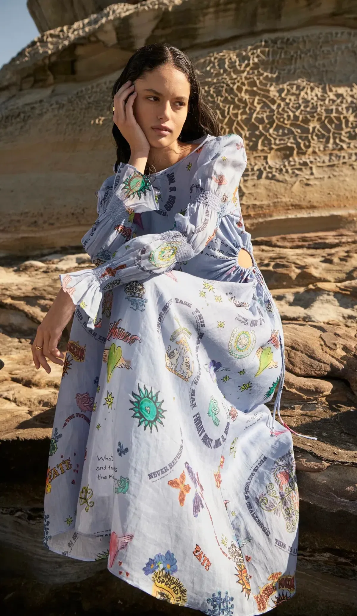 Kate Ford Caracus Cut Out Gown Size AU 12 - Image 3