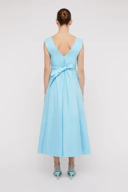 Scanlan Theodore Parachute Panelled Dress Blue Size 8 / S for rent on The Volte - image 3