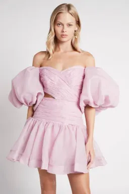 Aje Myriad Mini Dress Lilac Size AU 12 for rent on The Volte - image 1