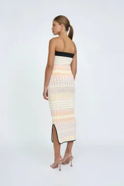 By Johnny Gia Geo Knit Midi Dress Multi Size AU 10 for rent on The Volte - image 2