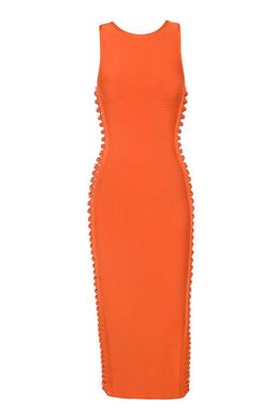 House of CB Martinique Midi Dress Orange Size 8 for rent on The Volte - image 3
