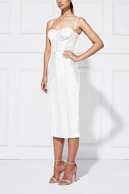 MISHA Byanca Quilted Dress Size 10/M for rent on The Volte - image 1