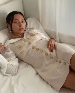 Alice McCall Queenie Mini Dress Creme Size 4 for rent on The Volte - image 3