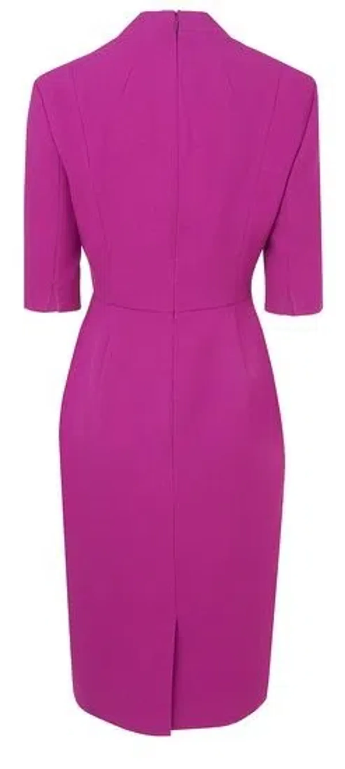 L.K. Bennett Detroit Sheath Dress Violet Size AU 6 - Image 3