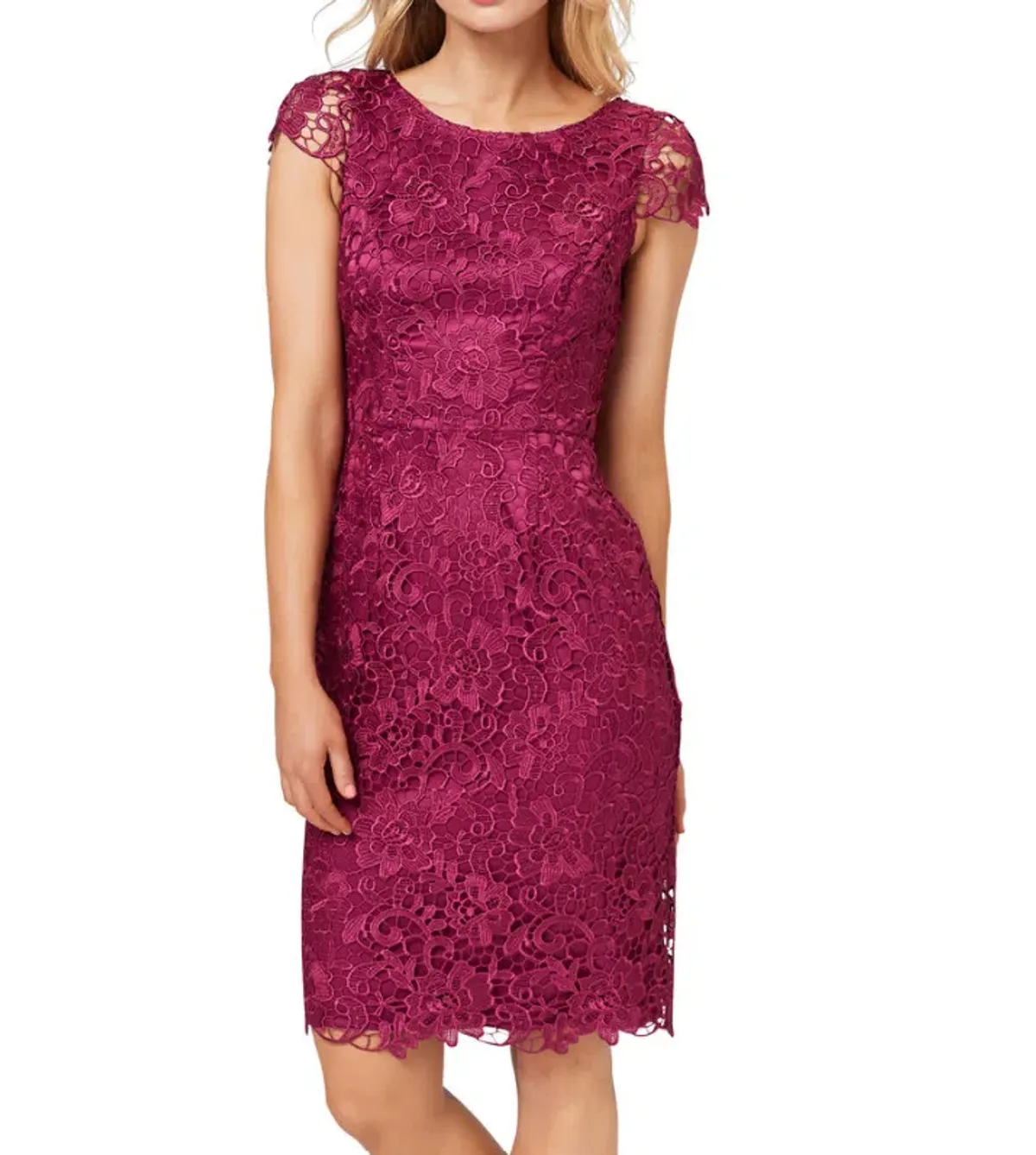 Review Majestic Dress Berry Size 6 - Image 2