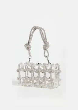 Cult Gaia Bess Shoulder Bag Silver  for rent on The Volte - image 1